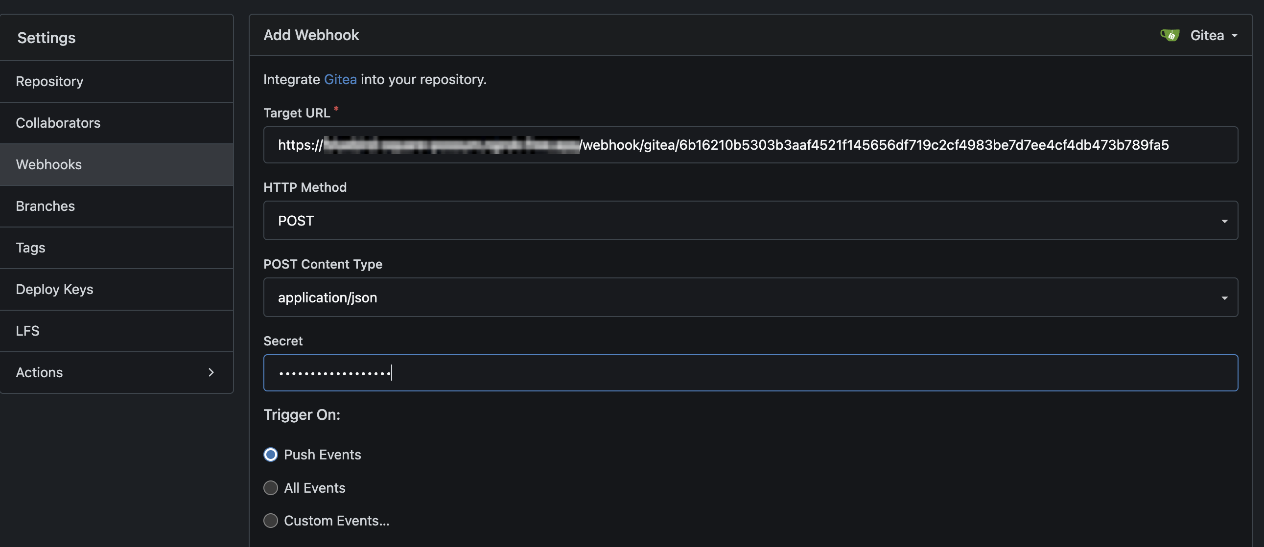 Webhooks Form Webhooks Form